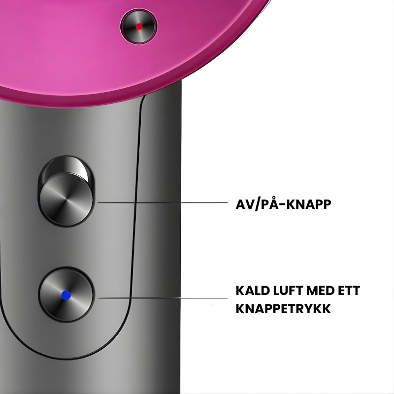 LED-viftehastighetsnivåer med justerbar luftstrøm